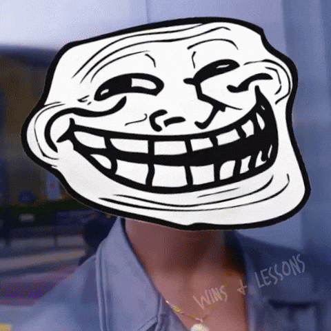 Wins_and_Lessons think troll wins and lessons wins lessons GIF