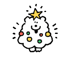 Dog Christmas Sticker by mmhn