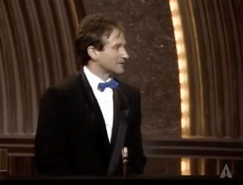 Robin Williams Nod GIF by The Academy Awards