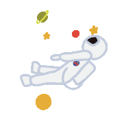 Space Star Sticker