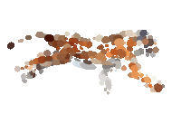 Run Tiger Sticker by Yoni