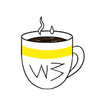 Coffee Morning Sticker by WALKING BRANDS