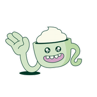 Coffee Hello Sticker by NehNah