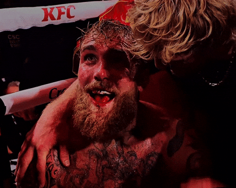 Jake Paul Boxing GIF