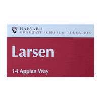 harvard university sign Sticker by Harvard Graduate School of Education