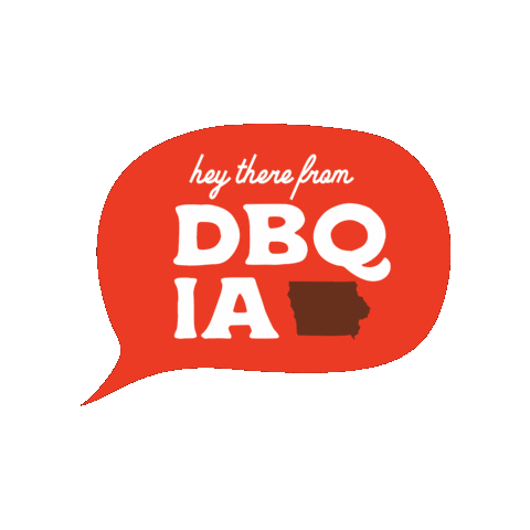 Iowa Sticker by Travel Dubuque