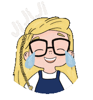 josefinapapeles girl avatar nina risa Sticker