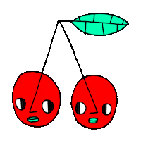 Friends Fruit Sticker