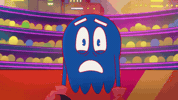 Scared Uh Oh GIF by PAC-MAN™