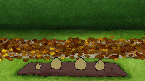 scared halloween GIF by Sarah & Duck