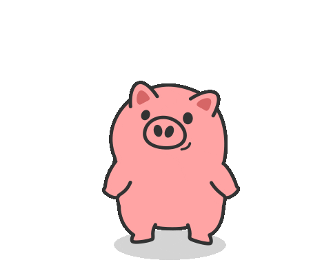 Money Pig Sticker by JKOPAY