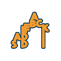 Adirondack Mountains Typography Sticker