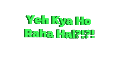 yeh kya ho raha hai art Sticker by Priya