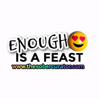thesobercurator thesobercurator sobercurator recoverywarrior enoughisafeast GIF