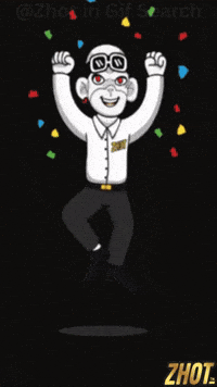 Celebration Win GIF by Zhot Shop