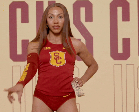 Track And Field GIF by USC Trojans