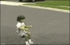 bicycle falling GIF