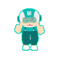 Hazeeq happy nice thumbup mrgo Sticker