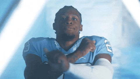 North Carolina Football GIF by UNC Tar Heels