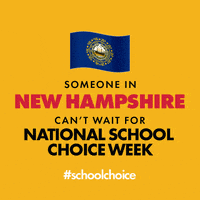 SchoolChoiceWeek education parents teachers new hampshire GIF