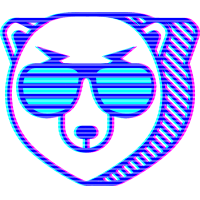 ackeecz cool glitch retro 80s Sticker