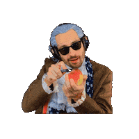 Peach Cannibalism Sticker