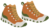 joytrekking travel hiking tanzania hiking boots Sticker
