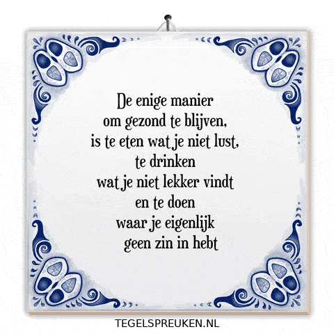 Discipline Gezond GIF by Tegelspreuken.nl