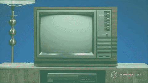 Television Rewind GIF by The Explainer Studio