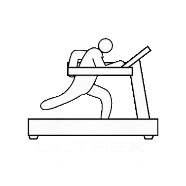 Ultrexrecreationalclub fitness workout gym cardio Sticker