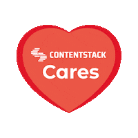 Heart Love Sticker by Contentstack