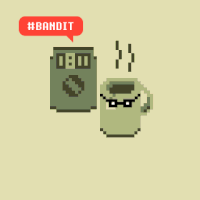 bandits pixel tea pixel art gameboy GIF