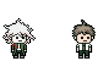 mon_uvu danganronpa nagito hajime ahogue Sticker