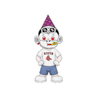 Boston Red Sox Party Mood Sticker by Zhot