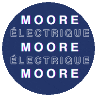 Montreal Electricity Sticker by Moore Électrique