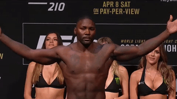 weigh in ufc 210 GIF