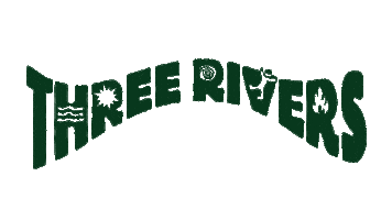 three rivers river Sticker by Shipyard Brewing Co.