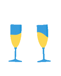 Bottoms Up Drinking Sticker by Marcel Katz / The Art Plug