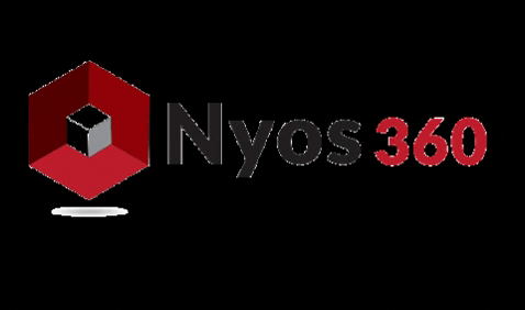 nyos360 giphyupload logo 3d 360 GIF