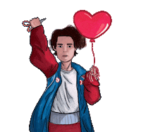 Heart Pop Sticker