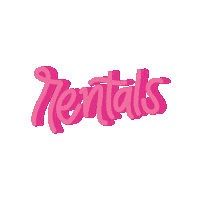 Socialllamaevents pink dallas rentals social llama events Sticker
