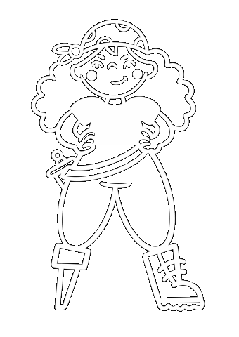 Pirate Sticker by Twinkl Parents