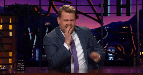 james corden stuck in teeth GIF by The Late Late Show with James Corden