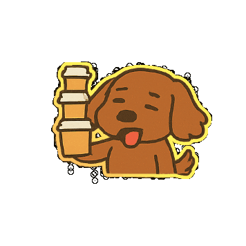 Dog Sticker by favula