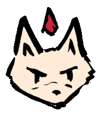 Angry Fox Sticker