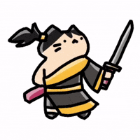 Cat Katana Zero GIF