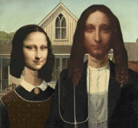 Mona Lisa Art GIF by ElmonX