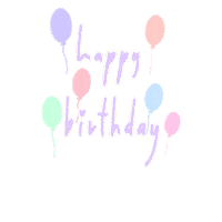 Happy Birthday Sticker