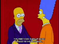 watching homer simpson GIF