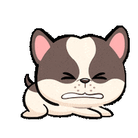 French Bulldog Fun Sticker by UpStudiosWorld